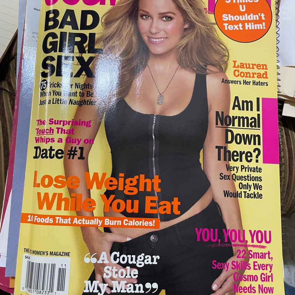 Cosmopolitan Magazine with Lauren Conrad Cover